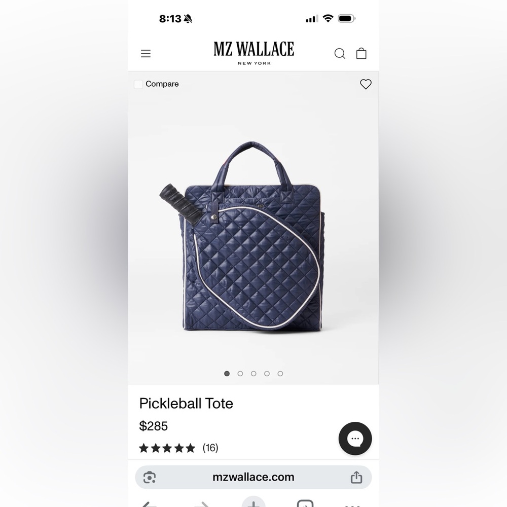 MZ Wallace Dawn and Ecru Tote